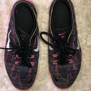 Nike Women’s Blue and Pink Nike Free TR 4 Running Shoes Size 8 US